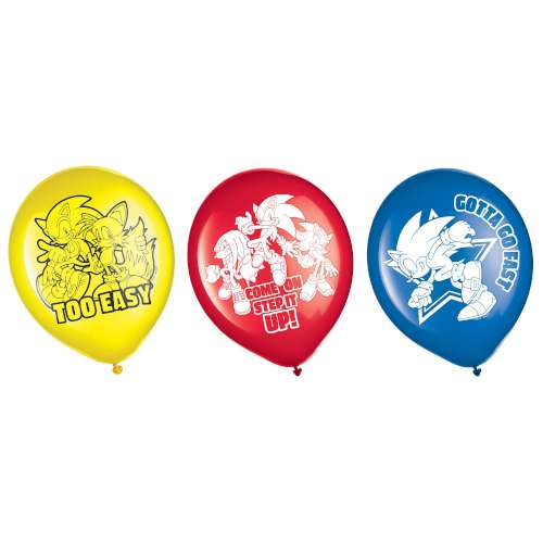 Sonic The Hedgehog Latex Balloon